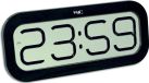 TFA Dostmann 60.4514.01 Wandklok Zendergestuurd 28 mm x 321 mm x 140 mm Zwart