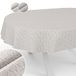 Lurex Tafelzeil, afwasbaar tafellaken van teflon gecoat, onderhoudsvriendelijk, lotuseffect, vuil- en waterafstotend, NATA-bladeren, ovaal, 180 x 140 cm, snijrand, goud