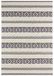 Mint Rugs Handira Temara vintage tapijt, 160 x 230 cm, crème, voor binnen en buiten