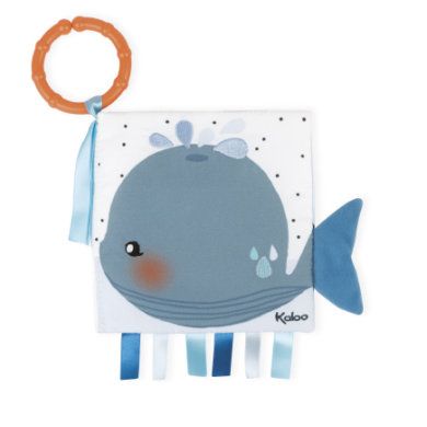 Kaloo Activity Book Small, Sad Whale - Colorful