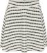 ONLY ONLEVA STRIPE SKATER SKIRT CS JRS Meisjes Rokken Wit Gestreept Polyester/Katoen Lente/Zomer 2025