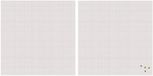 CMP Moustiquaire de fenêtre - 2x - blanc - 2,5 x 2,5 m