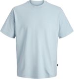 Jack & Jones Premium T-shirt Chambray Blue Katoen/Elastaan Ronde Hals Korte Mouw Regular Fit Mannen S