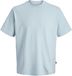 Jack & Jones Premium T-shirt Chambray Blue Katoen/Elastaan Ronde Hals Korte Mouw Regular Fit Mannen S