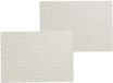 Wicotex Luxe Sets de table Stones - Blanc - 30 x 43 cm - 2 pièces