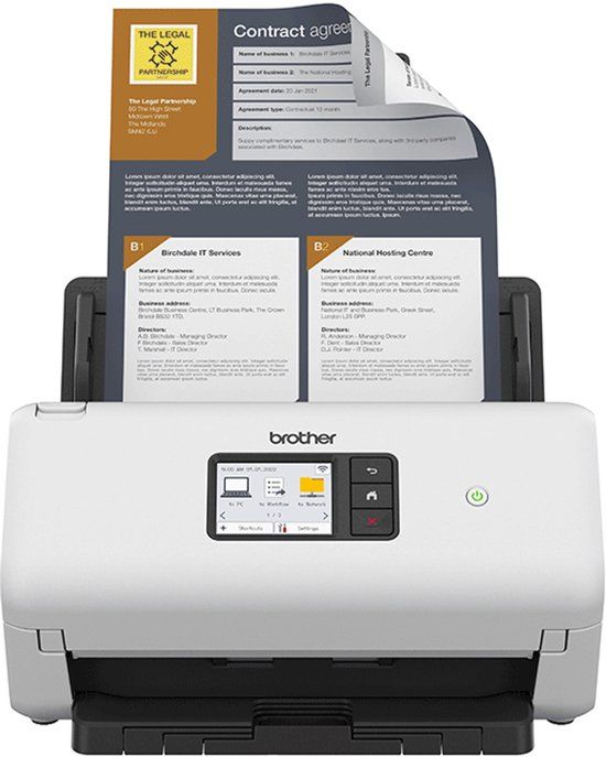 Brother ADS-4550WUN1 Invoerlade voor Printer