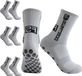 OEM BeiJingLiangPinJiaZuoKeJiWenHuaFaZhanYouXianGongSi Comfortabele Antislip Voetbalsokken Zwart Unisex Schoenmaat 10