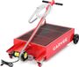 StarTech Elektrische opvangbak voor olie - Wagen voor het aftappen van olie - 76 liter inhoud - Plat ontwerp - 110-volt pomp - 2,4 meter slang - Opklapbare T-greep - Wielen