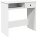 Bureau Table De Travail Table D'Écriture Blanc 80x40x75 cm Bois d'ingénierie