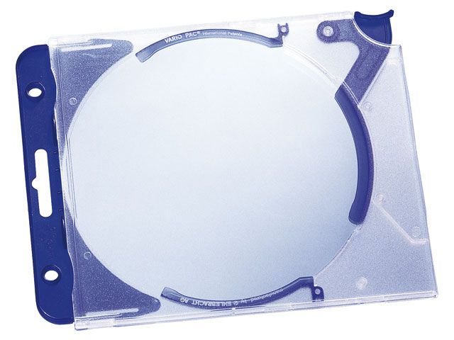 Durable 5269-06 CD-doosjes blauw, transparant