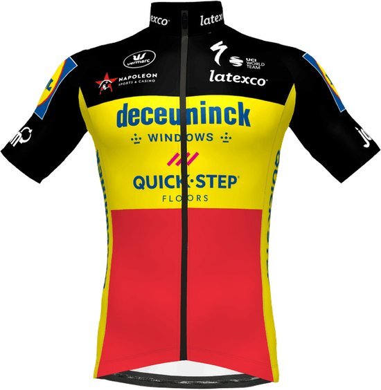 Deceuninck Quick-Step Vermarc 2021 Belgisch Kampioen Korte Mouwen Aero SP.L Maat XXXL