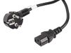 Lanberg CA-C13C-11CC-0100-BK CEE 7/7 Shuko stekker op Iec 320 C13 bus netsnoer VDE, 10m zwart