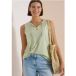 Icecat top met split in de hals en bandjes