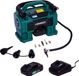 VONROC Accu compressor VPower 20V – 20V accu & 12V aansluiting – Incl. accessoires, 2x 2.0Ah accu