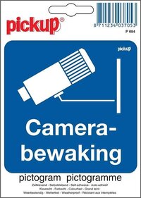 Pickup Pictogram Camerabewaking - 100 x 100 mm