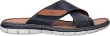 Rieker Heren Slipper - 25151-14 Blauw - Maat 44