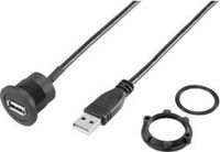 TRU COMPONENTS USB-20-BK USB A inbouwbus 2.0