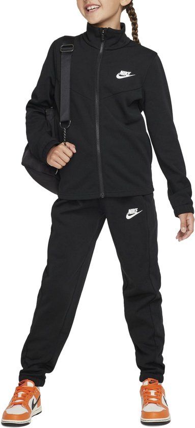 Nike Sportswear Trainingspak Junior Zwart - Maat 146