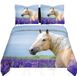Solidchoice - Housse de couette thème cheval pour enfants