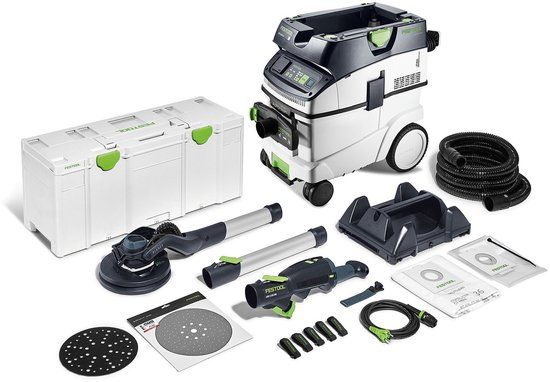 Festool PLANEX LHS 2 225 EQI/CTL 36-Set Langnek-schuurmachine- en stofzuigerset | 578424