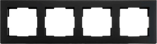 ION Industries V1 Afdekraam 4-voudig - Mat Zwart