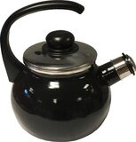 Katrien Fluitketel - Zwart - 2 Liter - Emaille