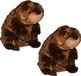 Wild Republic Knuffel Bever - Pluche - 30 cm - Bruin
