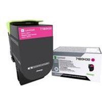 Lexmark X417 - Hoog rendement - magenta - origineel - tonercartridge LCCP - voor Lexmark CS417dn, CS517de, CX417de, CX517de