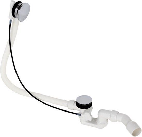 Villeroy & Boch Afvoer- en overloopcombinatie - chroom U90960461