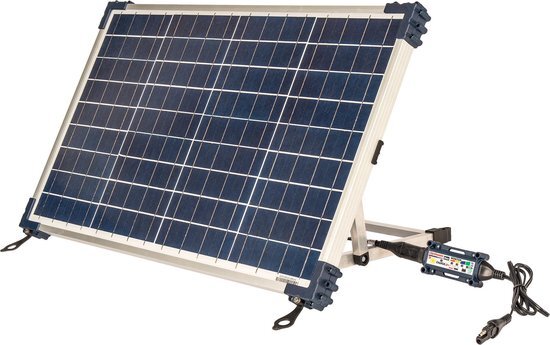 Optimate Solar DUO 40W Travel Kit, TM-522-D4-TK, 6-stappen 12V / 12.8V 3.33A gesloten solar accu besparende lader & druppellader