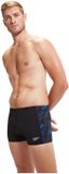 Speedo Mens Hyper Boom Panel Aquashort Black / Curious Blue / True Cobalt