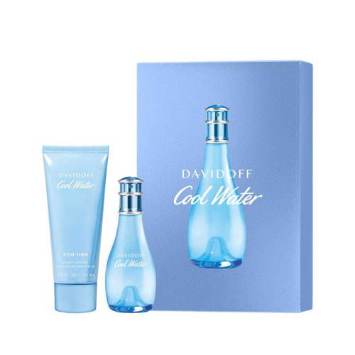 Davidoff Cool Water Woman Geschenkset - Eau de Toilette 30 ml & Bodylotion 75 ml
