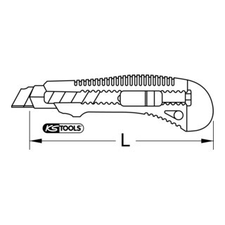 KS Tools KS Tools standaard universeel afbreekmes, 150mm Aantal:1