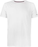 Tommy Hilfiger Heren 2-Pack Basic T-Shirts Ronde Hals Korte Mouw Katoen Wit S