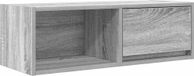 Sonoma Eikenkleurig meuble TV 80x31x25,5 cm bois traité gris