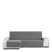 Eysa Rabat practica chaise longue cover 290cm, kleur 06/donkergrijs, links-frontale aanzicht