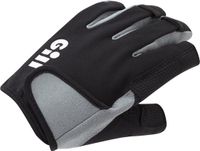 Gill Deckhand Gloves - Zeilhandschoenen - Korte Vinger - Zwart - Maat XL