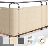 Sol Royal Solvision HB2 – Balkonscherm Beige 90x300cm HDPE