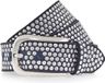 b.belt Leren riem Zoe Silver Stud Belt W80 Denim blauw