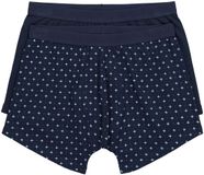 JP 1880 - Heren - Midpants FLEXNAMIC® loungewear OEKO-TEX set van 2 onderbroek - Navy blauw - Maat 7XL