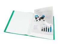 Liderpapel Etalage-map 40 hoezen PP DIN A4 groen transparant