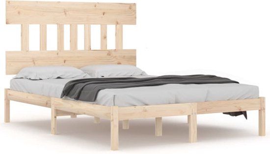 vidaXL Bedframe massief hout 120x200 cm