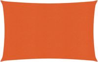 vidaXL Zonnezeil 160 g/m² 2x3 m HDPE Oranje