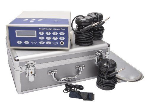 chi-enterprise Detox Ion Cleanser Galvano Set in aluminium servicekoffer voetelektrolyse/voetenbad - 4260206940777