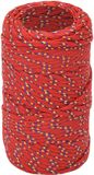 vidaXL - Multifunctioneel touw - 2 mm - 50 m - Rood - PP - Max. belasting 27 kg
