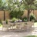 Maison Exclusive - Ensemble de jardin d'extérieur, 7 pièces, beige, en polyrotin