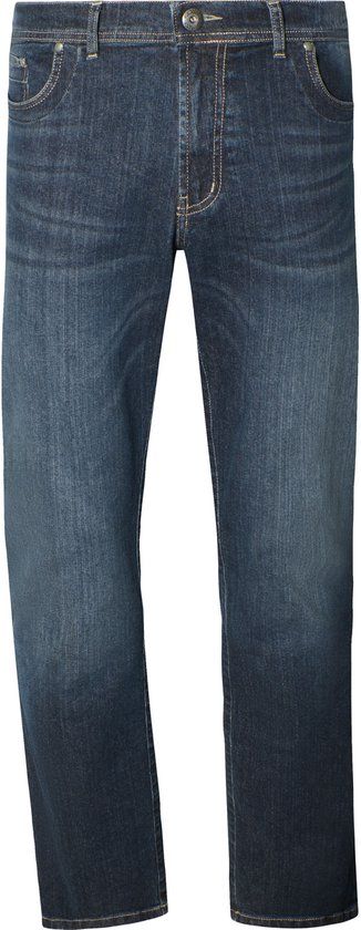 Jan Vanderstorm heren Jeans Met Lage Taille - 66 - donkerblauw - Plus Size