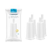 Wessper waterfilter patronen voor koffiemachines, waterfilter volautomatische koffiemachines, filterpatronen compatibel met Sage Barista Touch Express SES880, SES875 – 4 stuks