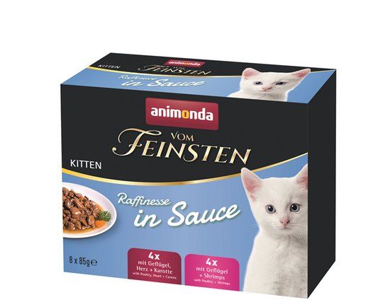 Animonda Cat - Buideltasje Vom Feinsten Kitten Mixpack 8x85g