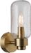 Nordlux Tutan Wandlamp IP44 E14 Glas/Messing